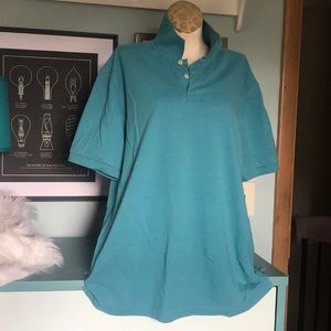 Merona men’s turquoise polo size L